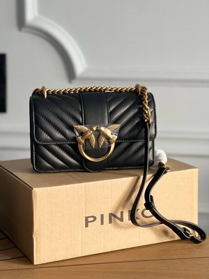 NEW Pinko mini black bag new collection leather crossbody