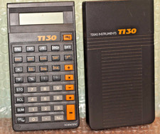Texas Instruments TI-30 Calcolatrice vintage calculator made in Italy not tested