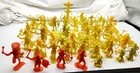 Vintage Fort Apache 54mm Yellow Indians Marx & MPC Playset Figures Large Lot