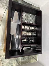 Wallace Cake Knife Set/napkins Rings/name Tags Set/sal Saker/candle Holder Set