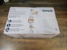KOHLER Ealing Rite-Temp Shower Faucet Set Vibrant Brushed Moderne Brass Finish