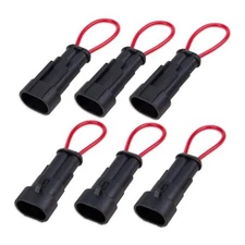 6Pcs Tractor Seat Safety Switch Bypass Plug IP68 Waterproof Safety Switch 