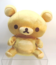 Bolso de peluche San-X RilaKuma 20th Gold con cremallera 12"