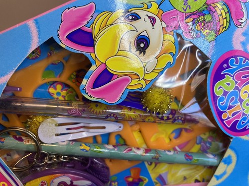 Vintage Lisa Frank Easter Goodies Bunny Coin Purse Stickers Eraser Sealed NOS - Picture 20 of 23