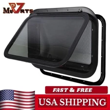 22" x 15" RV Exit Window Trailer Emergency Push Out Window w/Trim for 1-1/2 Wall
