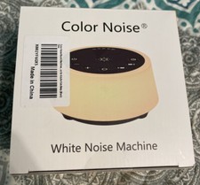 NIB Color Noise Sound Machines with 10 Colors Night Light 25 Soothing Sounds