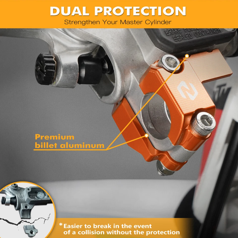 Kit protector cilindro maestro embrague NICECNC para KTM 250 300 EXC TPI 2018-2023 Foto 4 de 4