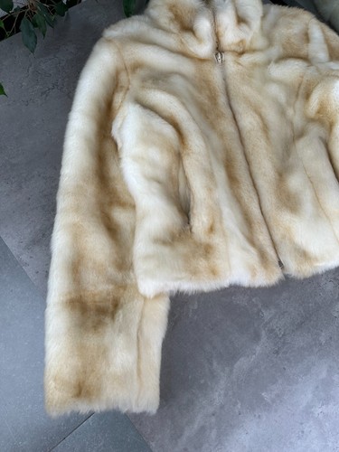 Vintage Faux Fur Coat Women`s Size M - Picture 4 of 14