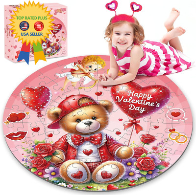 Valentines Floor Puzzles for Kids Age 4-8, Valentiens Day Gifts Kids... 