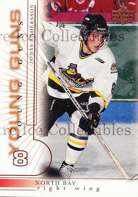 2000-01 Upper Deck #202 Jonas Andersson