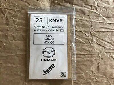 24 CX-30 24-25 CX-5 90 NEW Original Navigation SD Card KMV6-66-EZ1