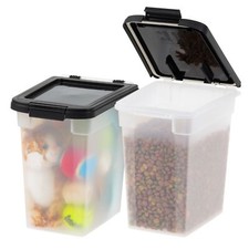 Airtight Dog Food Storage Container, Up to 10 lbs Each, 2 Pack, BPA Free