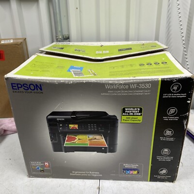 NEW Epson Workforce WF-3530 A4 Colour Multifunction Inkjet Printer