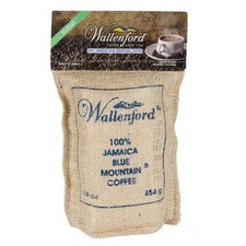 Wallenford's 100 Jamaica Blue Mountain Roasted Peaberry Bean Coffee - 16oz