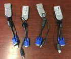Lot of 4 Raritan P2ZCIM-USB KVM Switch Daisy Chain USB Module Cable CIM