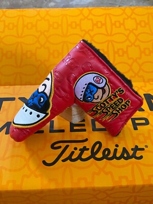 Protège-tête De Putter Scotty Cameron Speed Shop Johnny Racer Rouge Lame NEUF