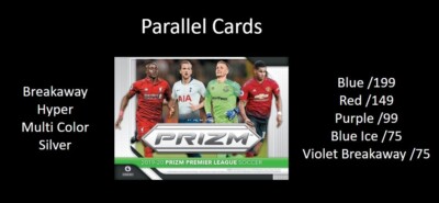 Panini Prizm Premier League 2019/20 - Parallel Cards (Unnumbered & Numbered)