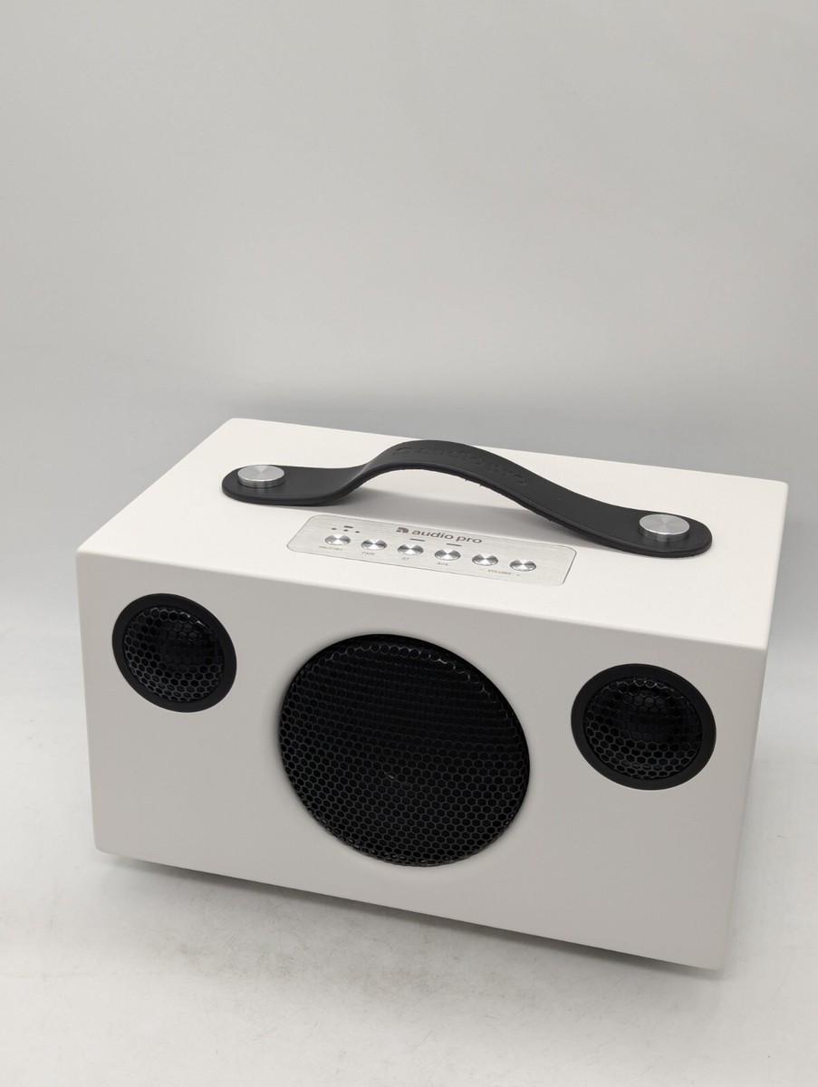 Audio Pro Addon T3+ wireless speaker portable Bluetooth white