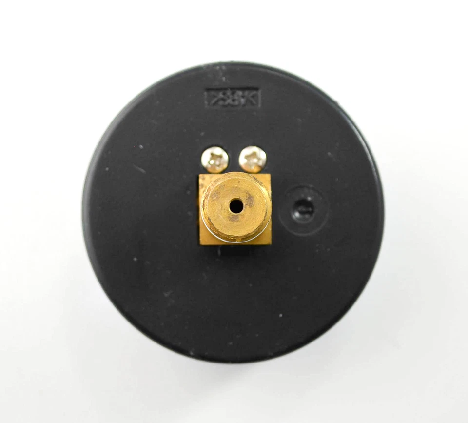 Manometer 1/4" Zoll Anschluss hinten axial 0-10 bar für Wasser und Luft geeignet - Bild 2 von 2