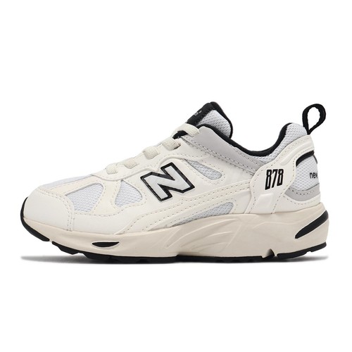 New Balance 878 Wide NB White Black Kids Preschool Casual Shoes PV878ST1-W - 第 2/8 張圖片
