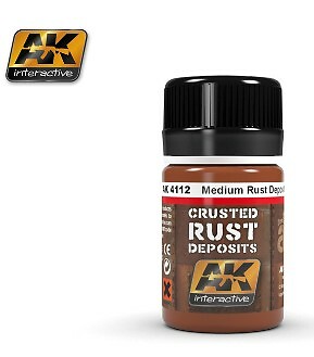 AK Interactive 4112 Medium Rust Crusted Deposits Enamel Paint 35ml Bottle - Picture 1 of 1