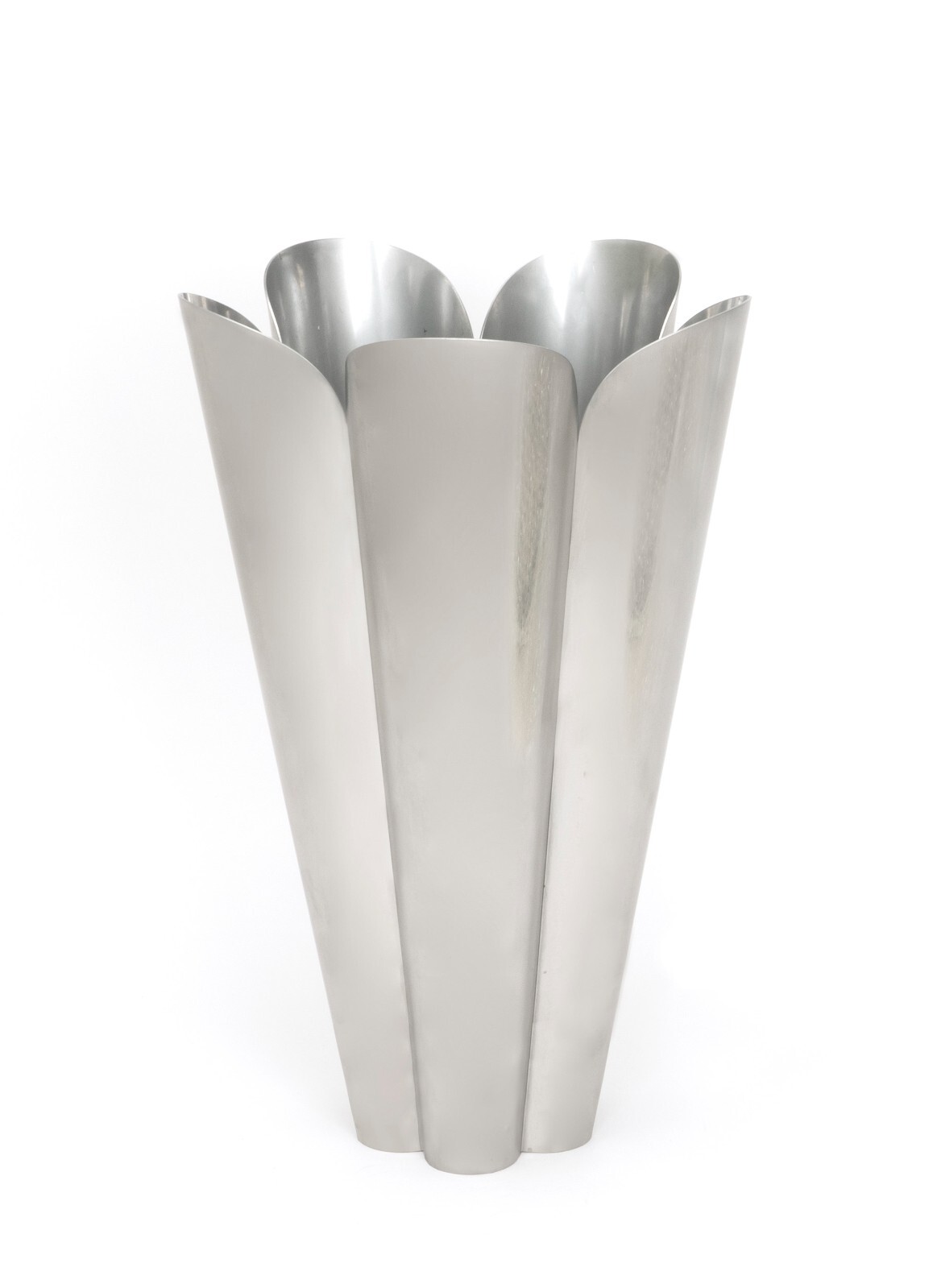 From The Anvil 50754 Satin Marine SS (316) 30cm Flora Plant Pot
