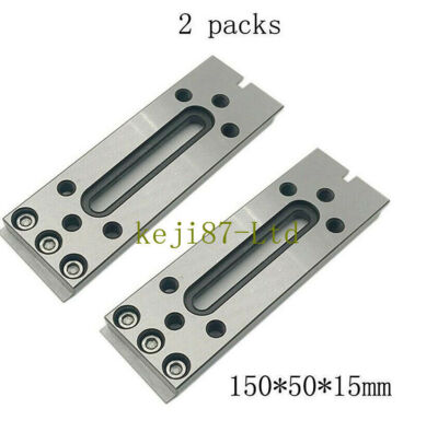 2x Wire EDM Fixture Board Stainless Jig Tool For Clamping And Leveling 150x50x15