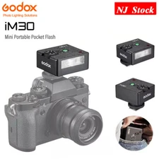 US Godox iM30 iFlash Mini Pocket Flash Speedlite For Fuji Canon Sony zv1 zve10