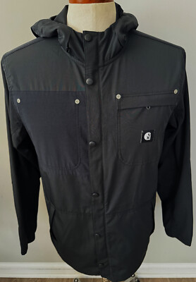 Hurley X Carhartt Phantom Defender Hooded Jacket Men's Size Hurley X Carhartt Phantom Defender Hooded Jacket Men's Size