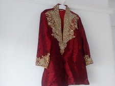 KIDS MUGHAL SHERWANI/WEDDING TOP - HEAVY EMBROIDERY - SIZE SMALL