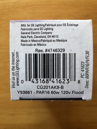 GE Edison 60W Indoor Floodlight Track & Recessed Lighting 650 Lumens 30" beam - Picture 6 of 9