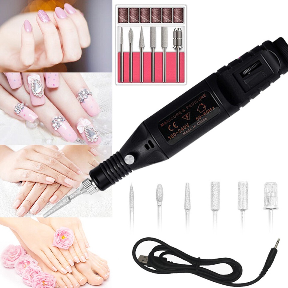Electric Toe Nail Grinder Toenails Polish Manicure Pedicure Nail File