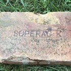 Antique Brick Labeled “SUPERAC-K GENERAL REFRACTORIES CO. DANVILLE IL Step Stone — photo 3