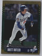 1995 Score Gold Rush Los Angeles Dodgers Baseball Card #344 Brett Butler