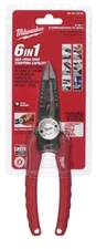 MILWAUKEE 48-22-3079 ELECTRICIAN 6 IN 1 WIRE PLIERS STRIPPERS CUTTERS 1383801