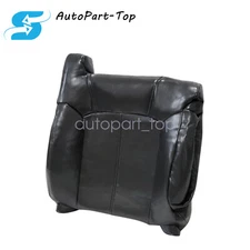 For 1999 2000 2001 2002 GMC Sierra Passenger Top Leather Seat Cover Dark Gray