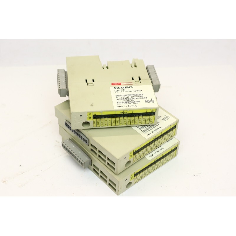 3Pcs Siemens 6FC5111-0CA01-0AA0 DMP 16 E-Modul Compact READ DESC (B940)