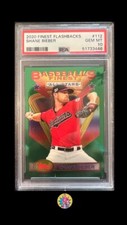 2020 Topps Finest Flashbacks Shane Bieber #112 Indians PSA 10 Gem Mint