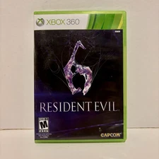 Resident Evil 6 Xbox 360 Tested & Working Both discs - no manual