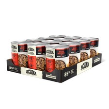 Premium Chunks in Bone Broth Grain-free Wet Dog Food Beef Recipe 12.8oz Cans ...
