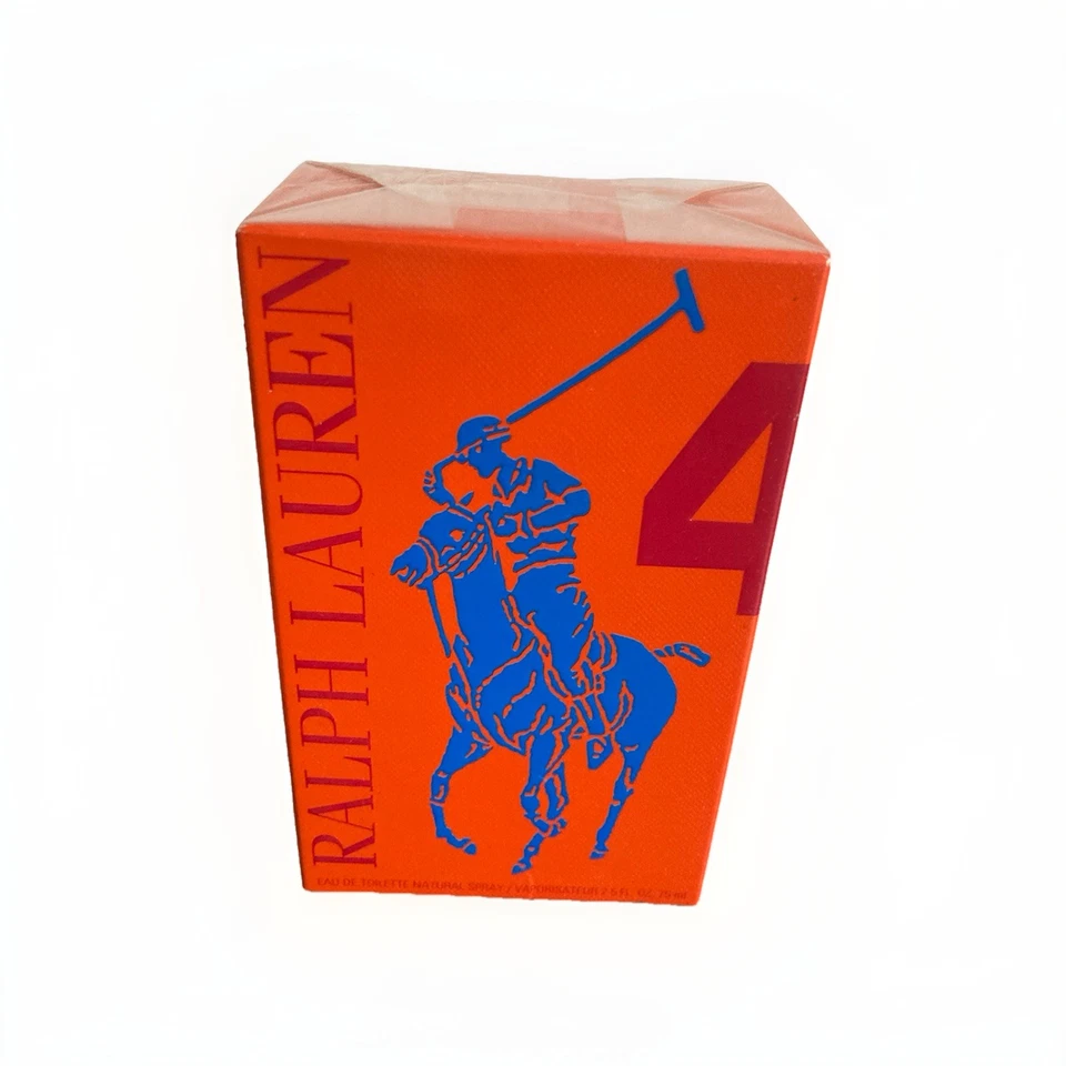 Ralph Lauren Big Pony #4 EDT 2,5 oz Colonia para Hombres Nuevo Sellado Raro Descontinuado Foto 2 de 4