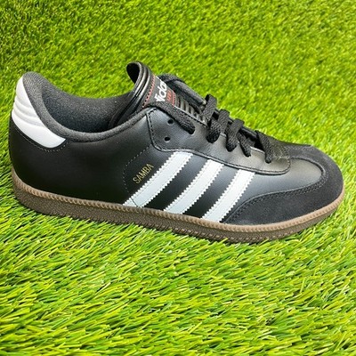 Adidas Samba Classic Mens Size 6 Black White Gum Athletic Leather Shoes Sneakers