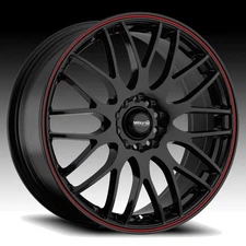 4/Maxxim MZ Maze Gloss Black 17x7 4x100 / 4x4.25 40mm (42B-MZ77D08405)