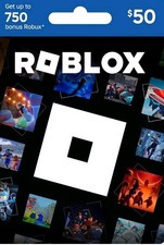 Roblox $50 Physical Gift Card [includes Free Virtual Item Gift