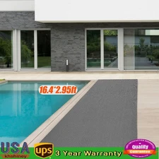 90x500cm Floor Mat Non-slip Mat PVC Drainage Mat 5mm Thick for Indoor/ Outdoor