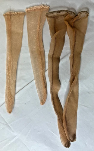 Vtg Barbie Glimmer Glamour #1547 Sears - Butterscotch Gold Stockings + extra set