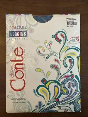 CONTE Leggings Footless Nylon Leggins COBALT (blue) Elegant  European SIZE 3