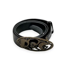 Dolce&Gabbana Men Good condition D&G Belt LeatherTotal Length 118cm Italian Used