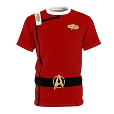 Star Trek TWOK Uniform - The Wrath of Khan Costume - Unisex Trekkie T-Shirt