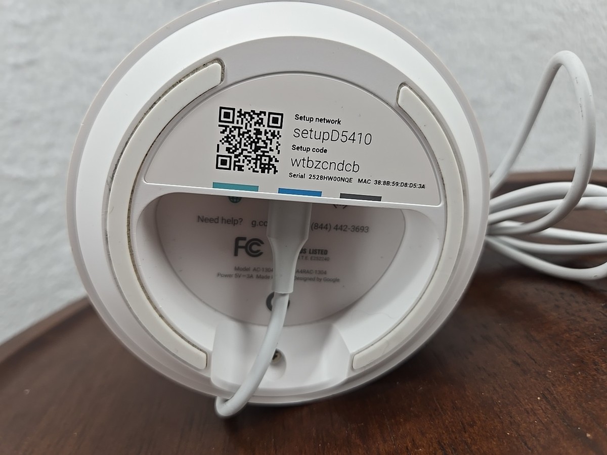 Google WIFI Access Point Router AC-1304 WIFI Google Mesh w/ Power